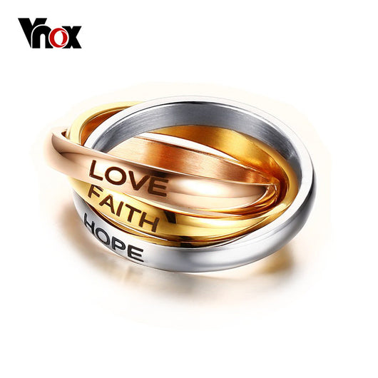 Love Faith Hope Rings