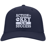 ACTION IS THE KEY ACCESSORIES WHT TEXT