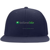 HARD EARNED DOLLAR Sport-Tek Flat Bill High-Profile Snapback Hat