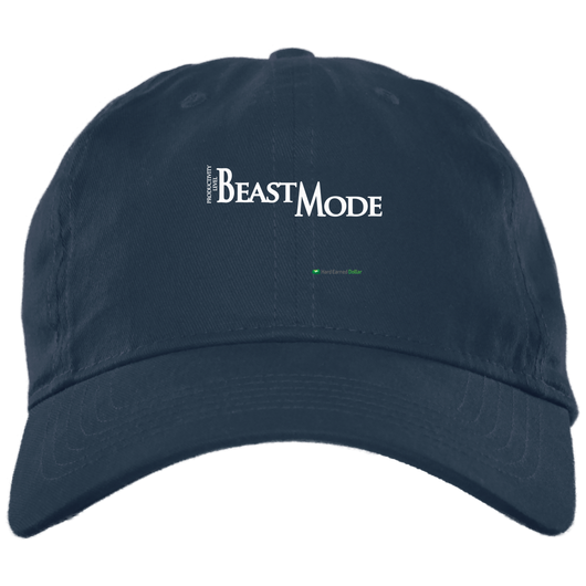 HED BEAST MODE NAVY BX880 Twill Unstructured Dad Cap