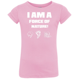 I AM A FORCE OF NATURE CHILDREN'S SHIRTS