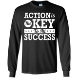 ACTION IS THE KEY CH LS SHIRTS
