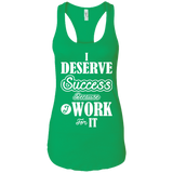 I DESERVE SUCCESS SLEEVELESS & COLORFUL