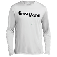 HED BEAST MODE BLACK TEXT Spor-Tek LS Moisture Absorbing T-Shirt