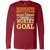 HAPPINESS MOVING FORWARD M LS SHIRTS