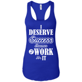 I DESERVE SUCCESS SLEEVELESS & COLORFUL