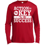 ACTION IS THE KEY LS MOISTURE ABSORBING SHIRT