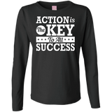 ACTION IS THE KEY W LS SHIRTS