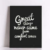 Comfort Zone Wall Art Poster