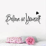 Inspirational Believe Wall Decal