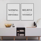 Minimalist Motivational Poster